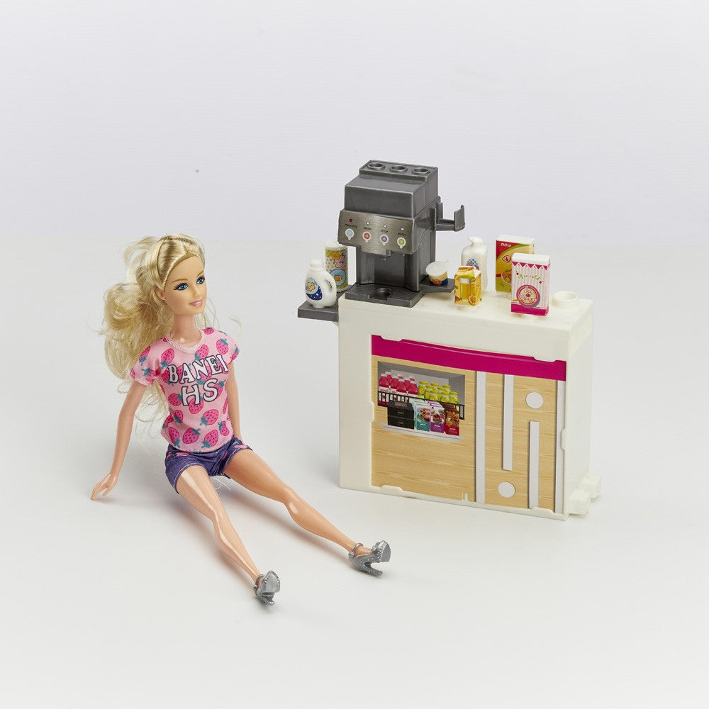 SET MUÑECA CON ACC DE CAFETERIA LR1438