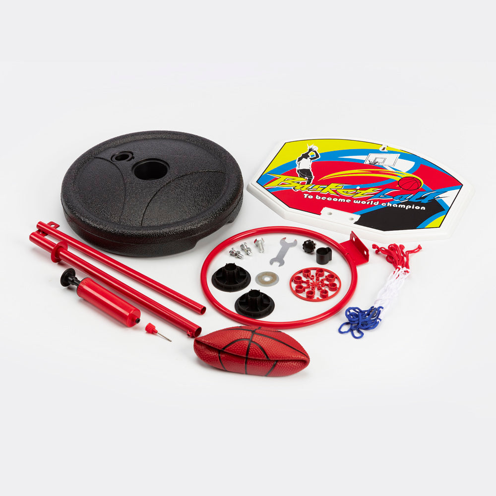 SET DE BALONCESTO CON ARO METALICO +BASE LT-3024B2