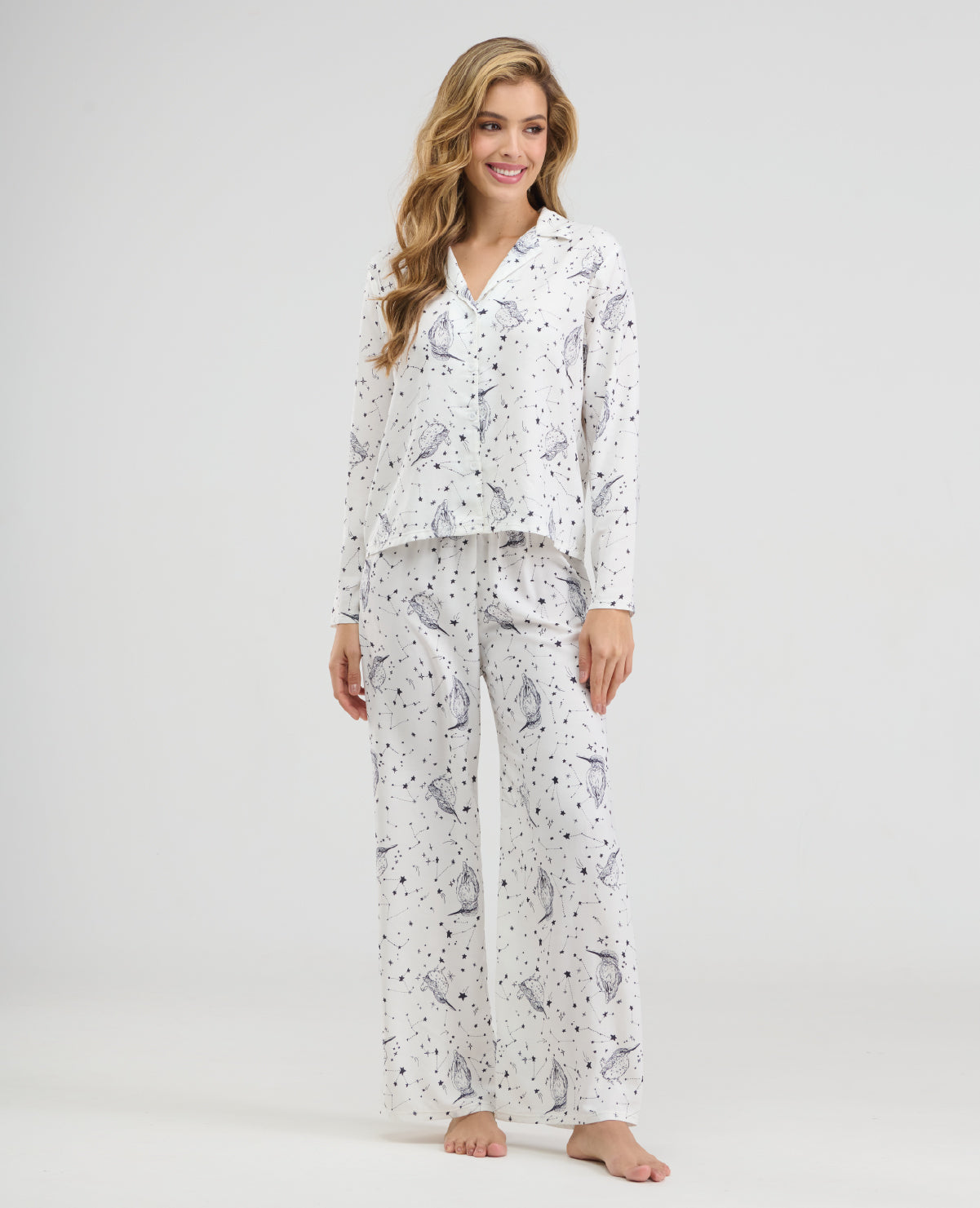 PIJAMA DE PANTALÓN | MANGA LARGA | ESTAMPADA