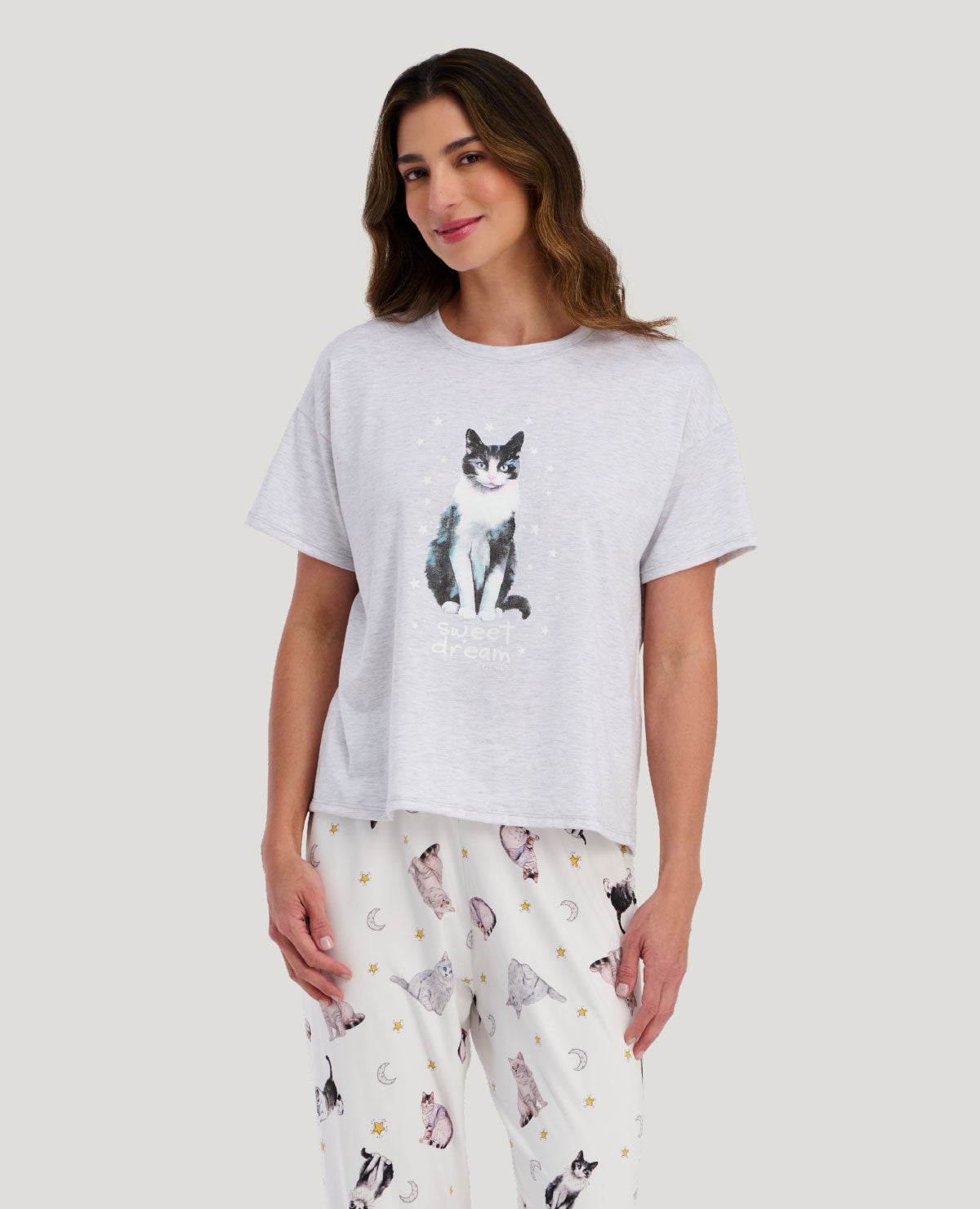 PIJAMA DE PANTALÓN | CAMISETA MANGA CORTA