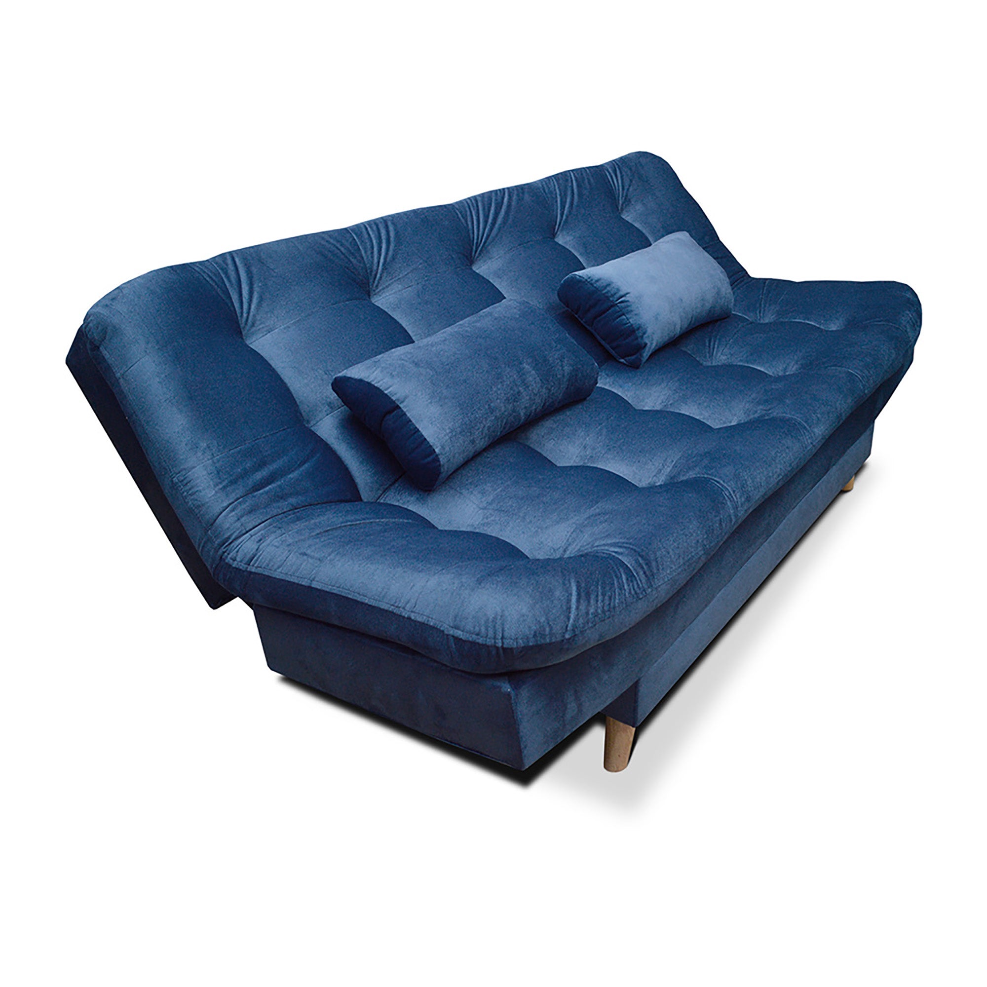 SOFACAMA FENDIK 3 PSC 90X185X120 TELA AZUL
