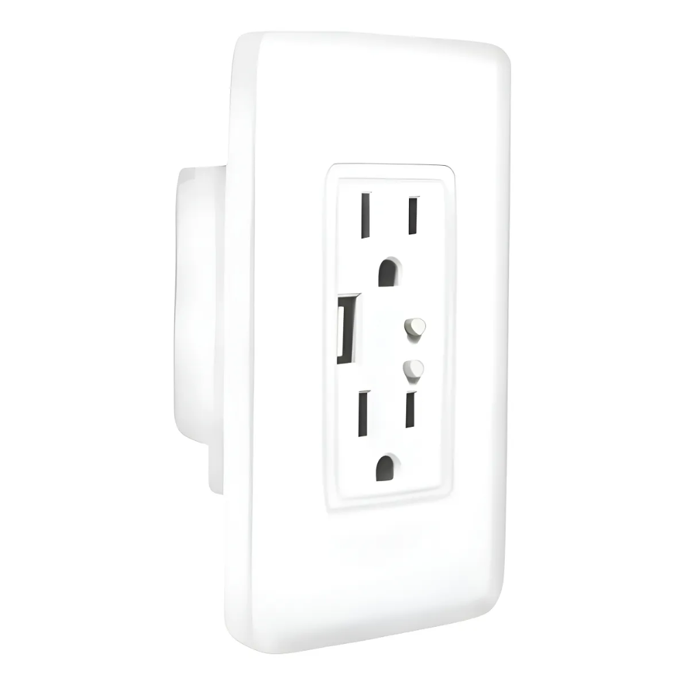 TOMA CORRIENTE DOBLE INTELIGENTE WIFI APP ALEXA GOOGLE HOME