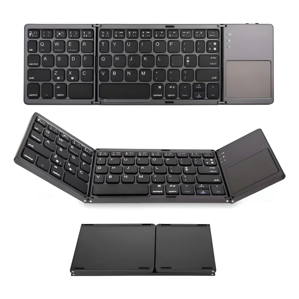 TECLADO INALÁMBRICO TECLADO PLEGABLE PORTÁTIL TIPO C TOUCH