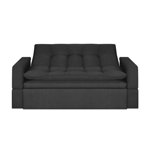 SOFA CAMA ETHEL TELA GRIS OSCURO