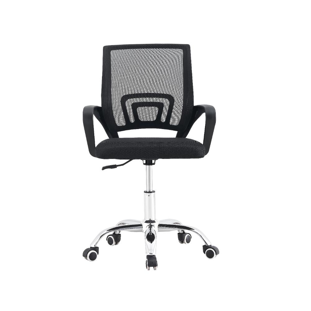 SILLA OFICINA X-60A, WENGUE, CON CÓMODO ESPALDAR Y RODACHINES