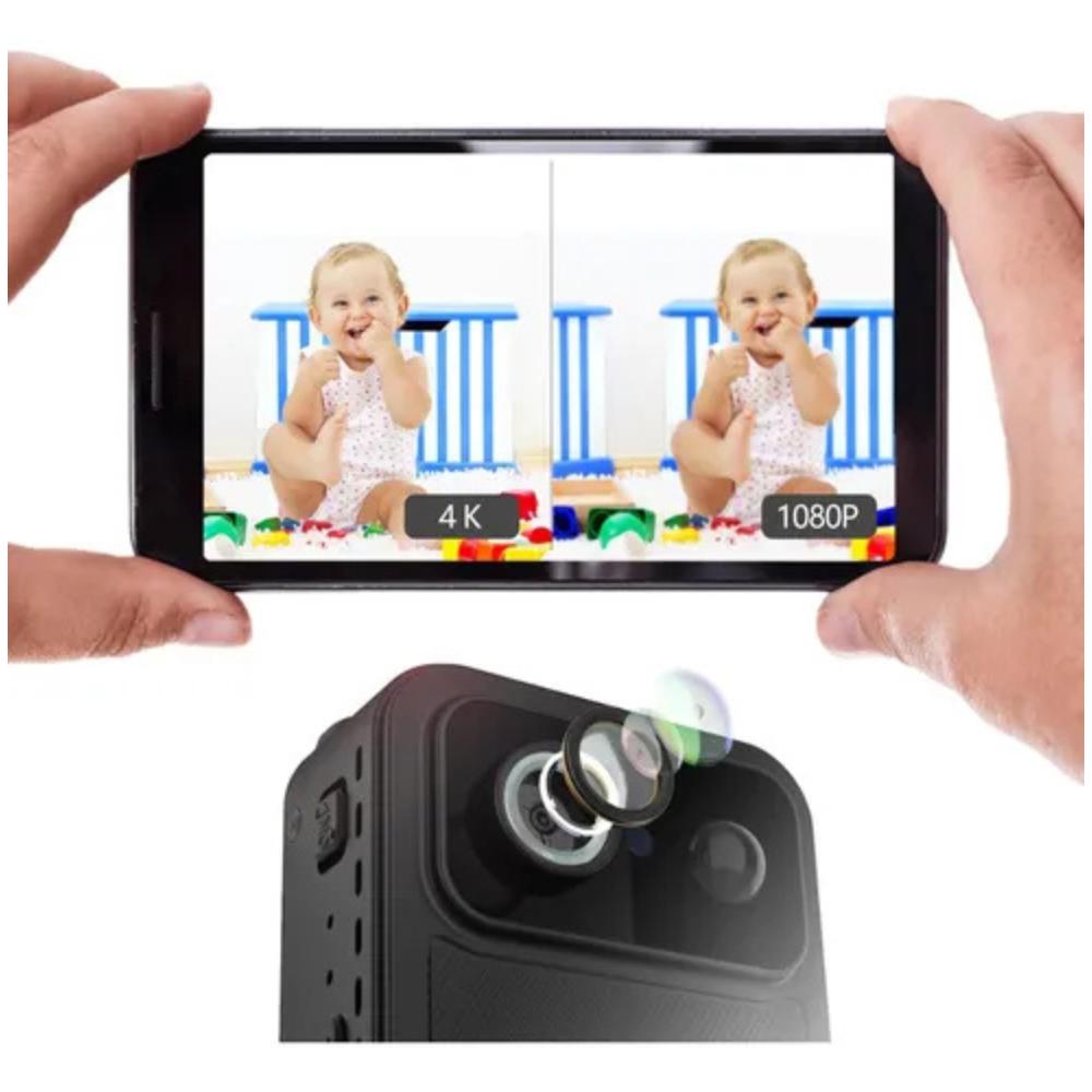 MINI CÁMARA ESPÍA SEGURIDAD VISIÓN NOCTURNA INALÁMBRICA WIFI