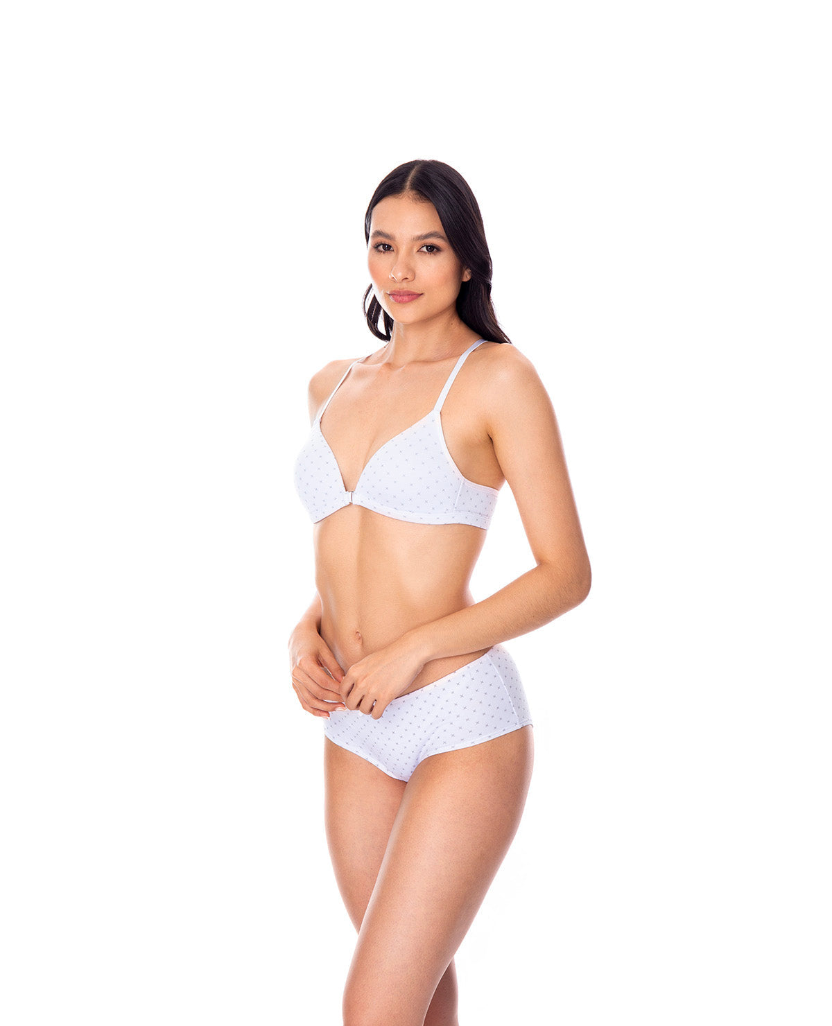 BRASIER REALCE NATURAL | SILUETA TRIANGULAR | SIN ARCOS | ESCOTE DEFINIDO | BROCHE FRONTAL_ REF: 33700