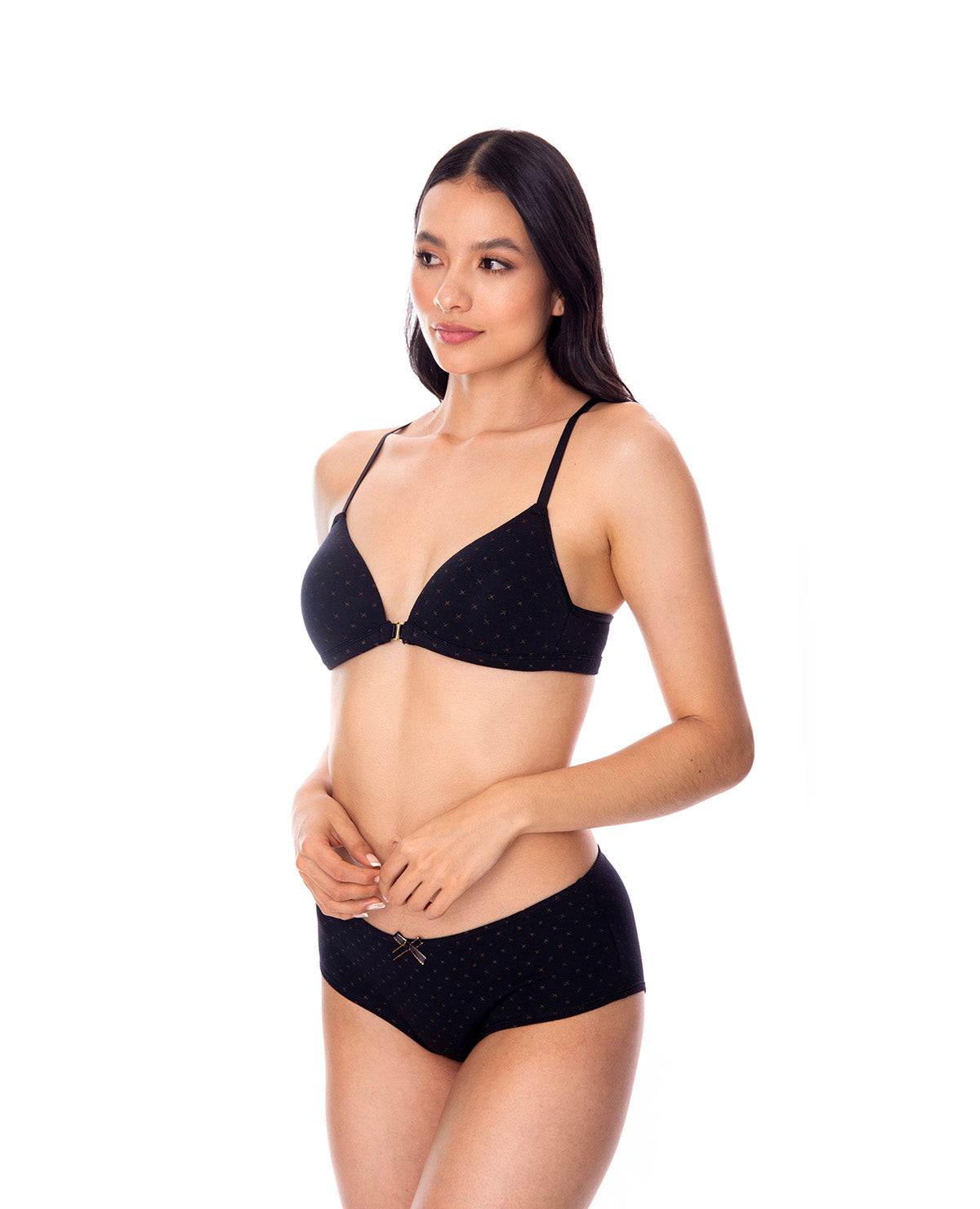 CACHETERO SEMIDESCADERADO | ELÁSTICO CINTURA_ REF: 33704