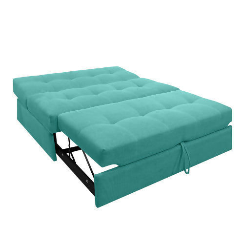 SOFA CAMA ANGELA 2 PUESTOS ANTIFLUIDOS TURQUESA