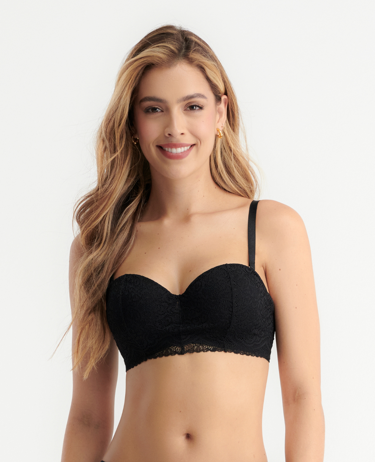 BRASIER REALCE MEDIO | TIPO STRAPLESS | CON VARILLAS | CON POWERNET | CARGADERAS GRADUABLES Y REMOVIBLES_REF: 49230