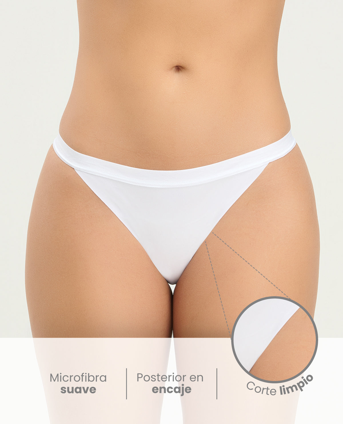 PANTY CACHETERO | ENCAJE POSTERIOR