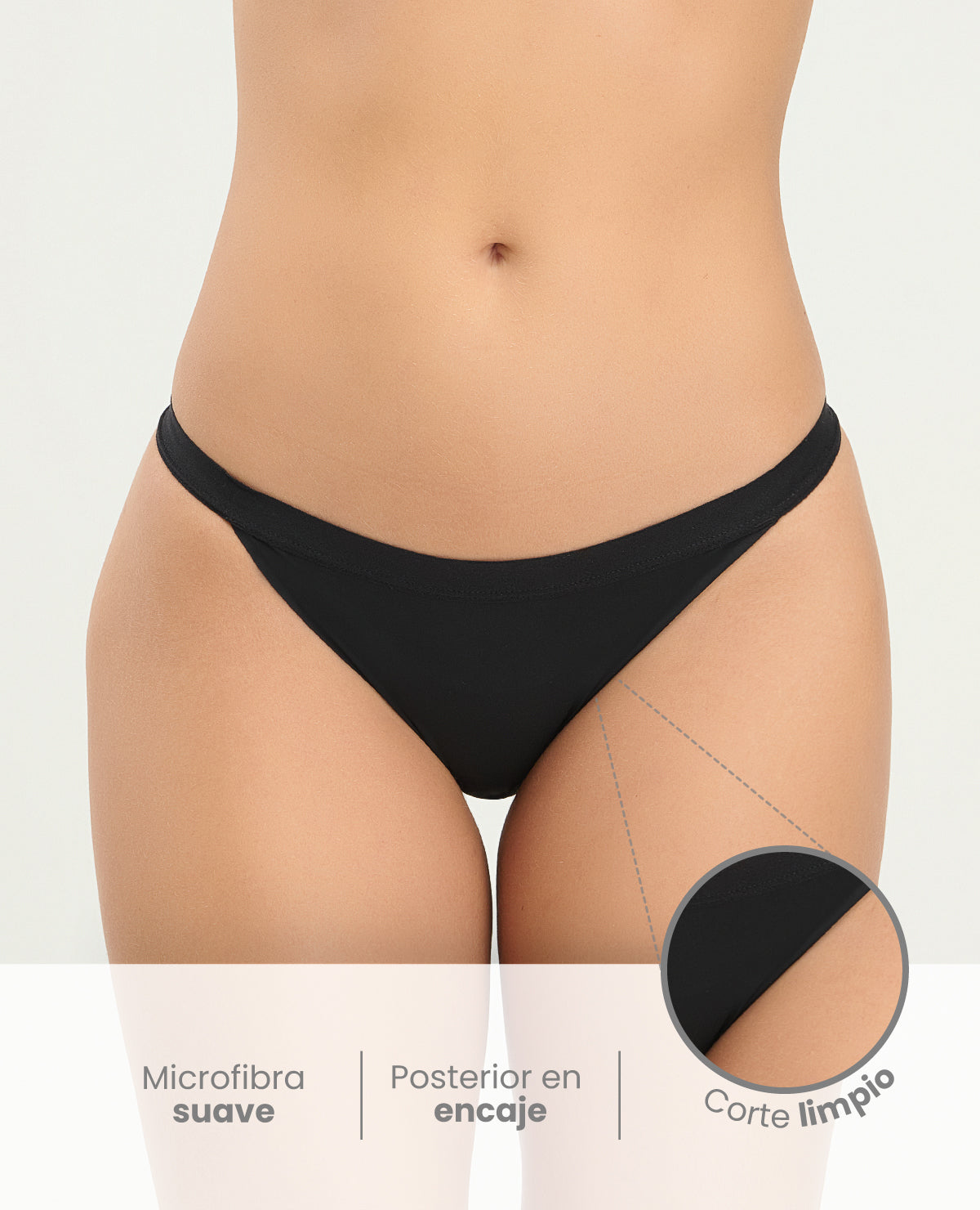 PANTY CACHETERO | ENCAJE POSTERIOR