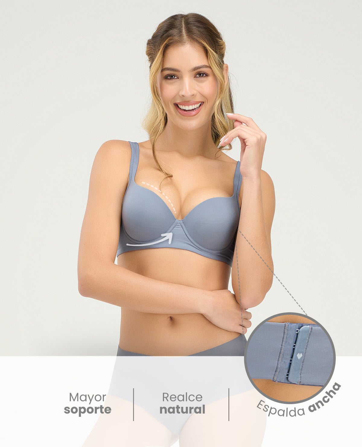 BRASIER REALCE NATURAL | COPA LISA