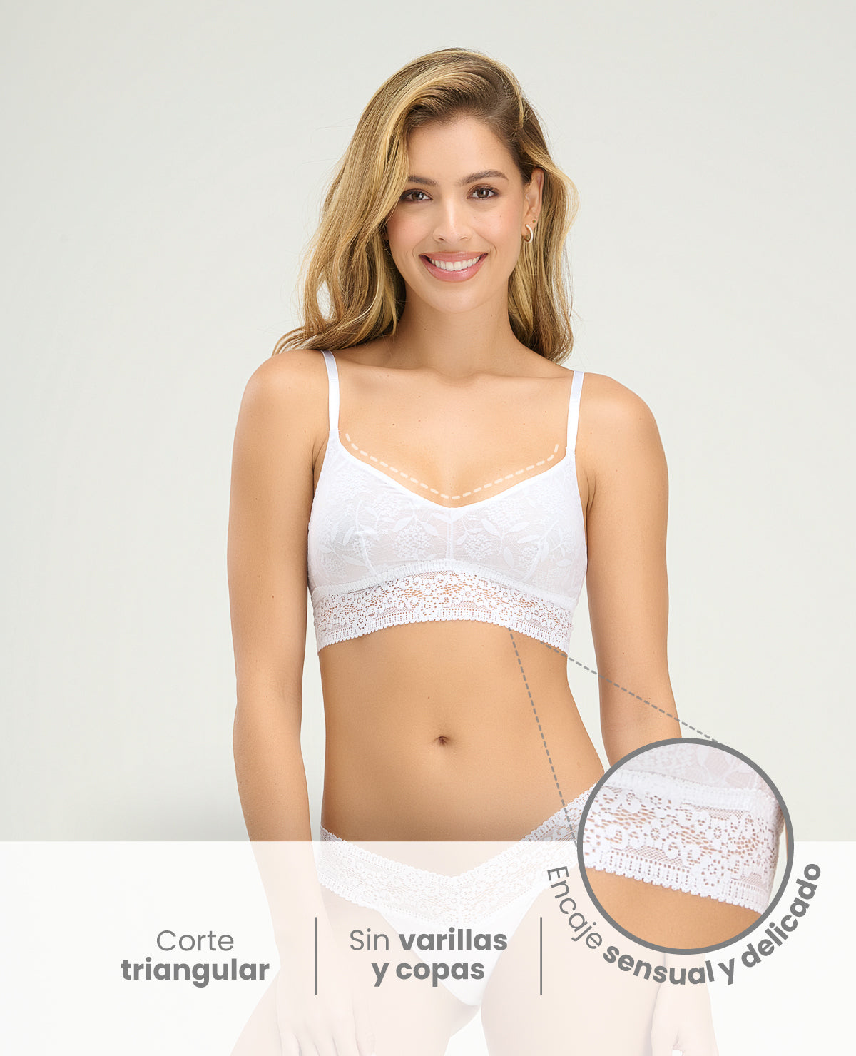 BRALETTE TRIANGULAR | SIN VARILLAS