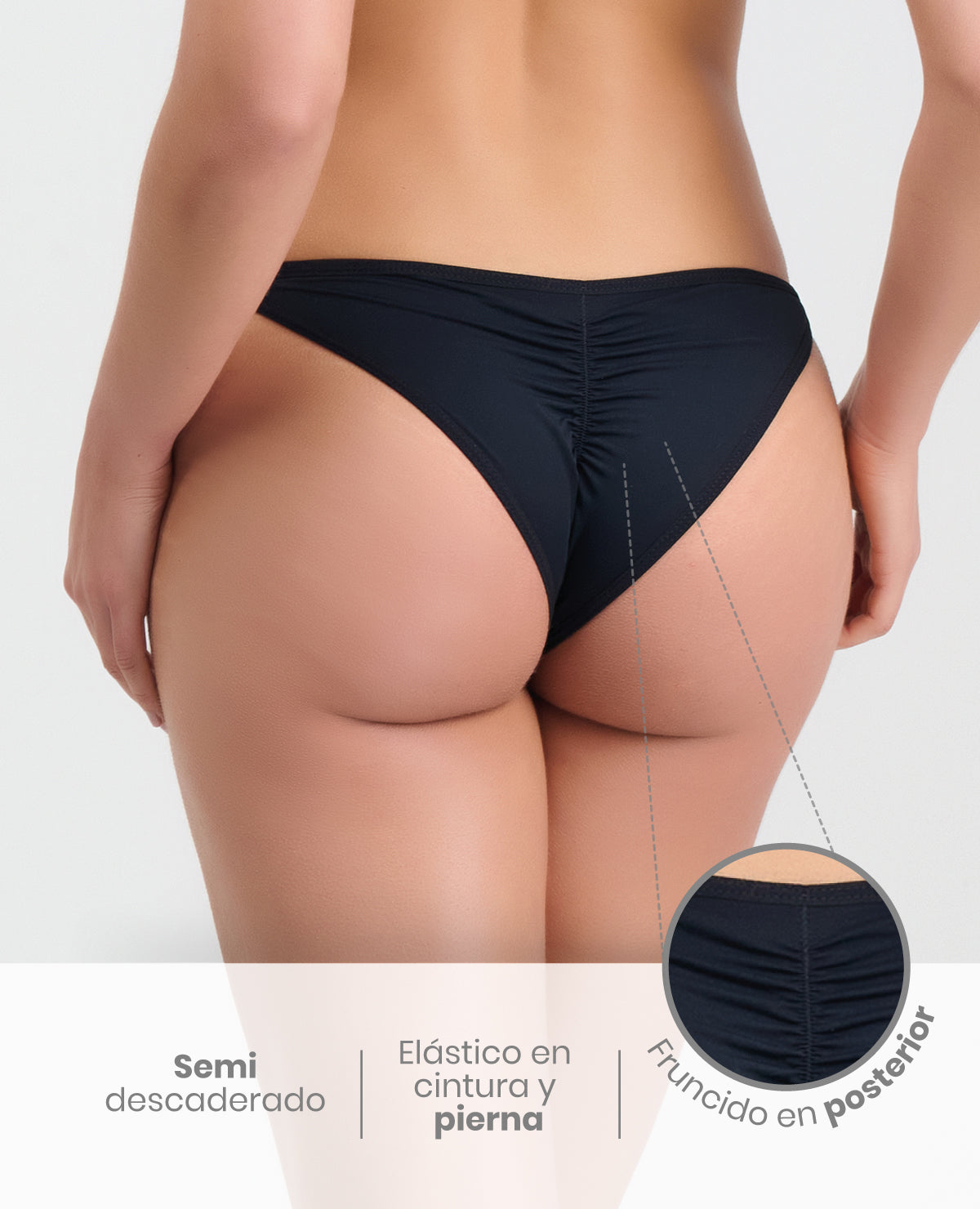 PANTY | SEMIDESCADERADO | DETALLES EN ENCAJE