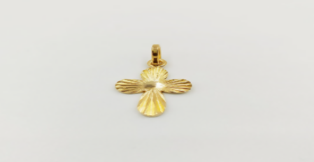 DIJE CRUZ PEQUEÑA ESTRIANA