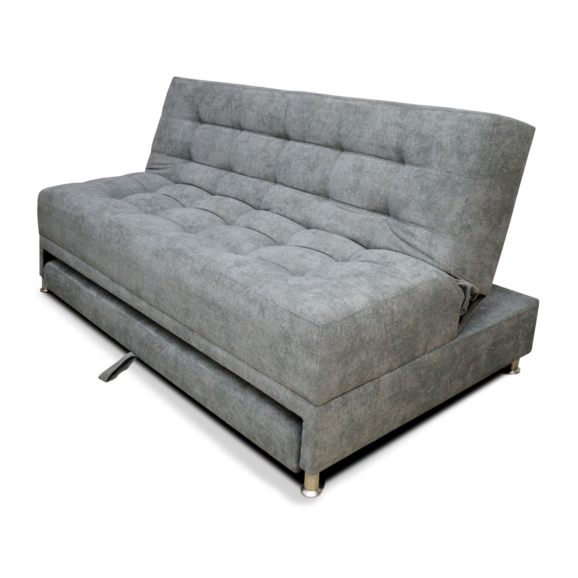 SOFÁ CAMA TARIMA BROOKE TELA 95X60X190 GRIS