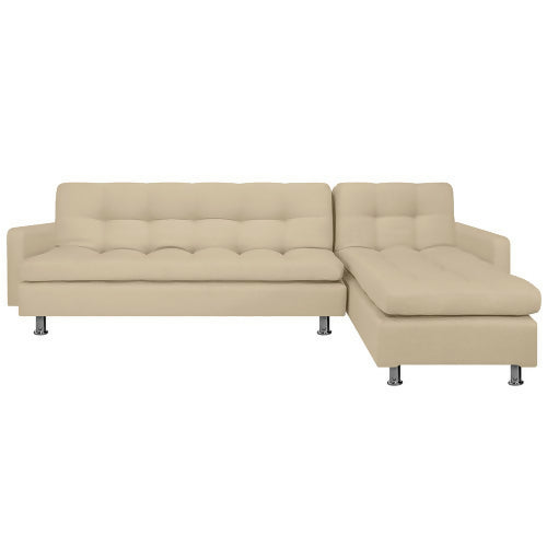 SOFA CAMA SOPHIE EN L ANTIFLUIDOS BEIGE