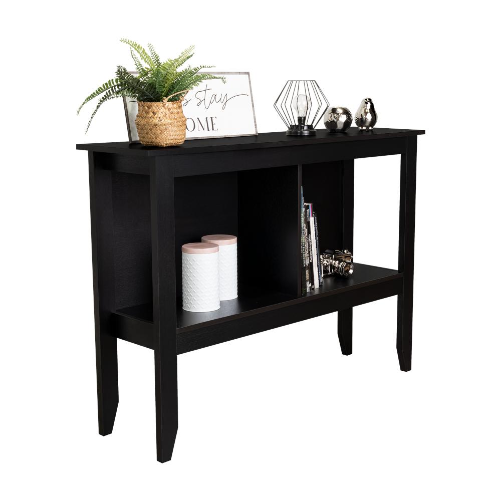 MESA AUXILIAR SARUME, WENGUE, CON UN ENTREPAÑO