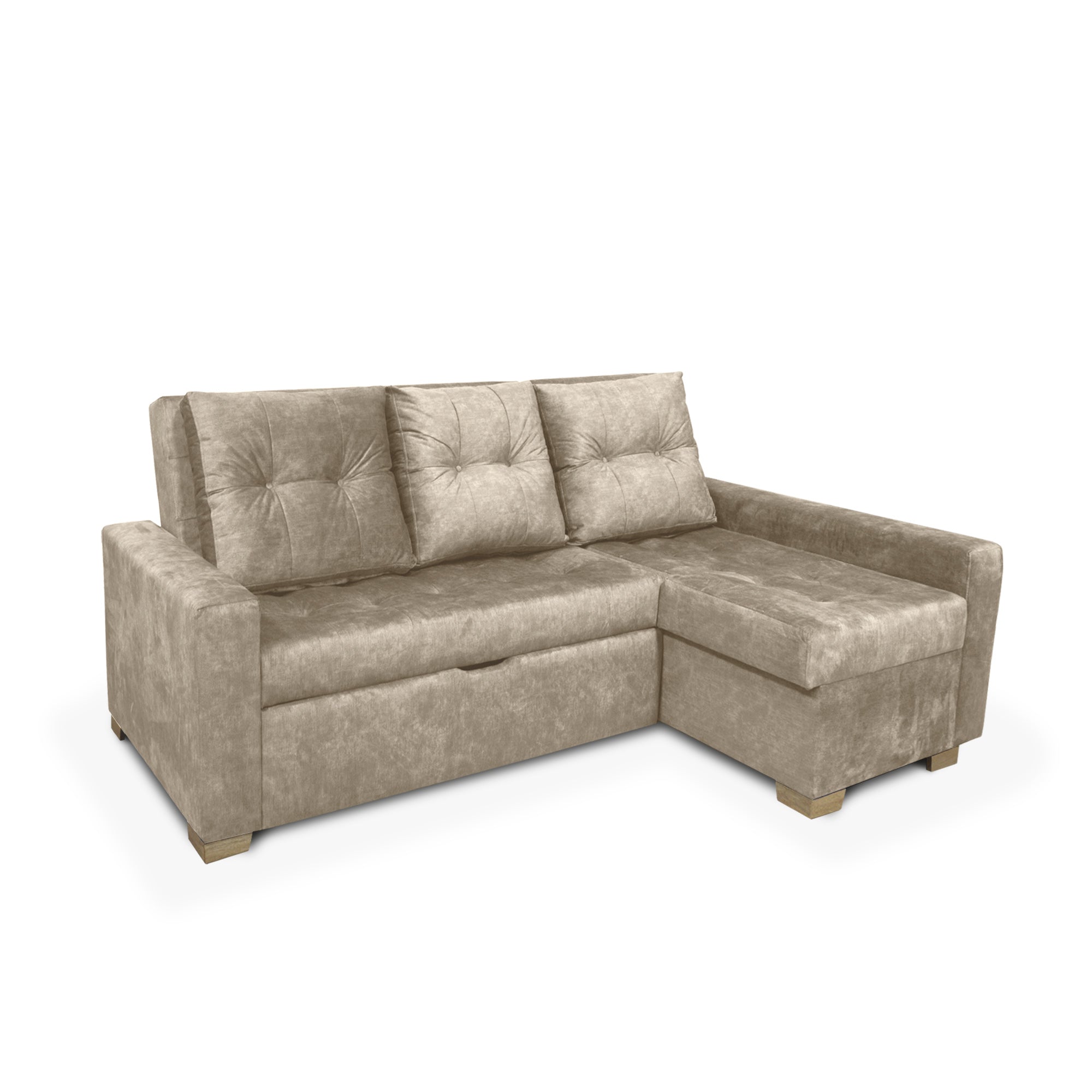 ESQUINERO SOFACAMA CARSON 228 X 102 TELA CAMEL