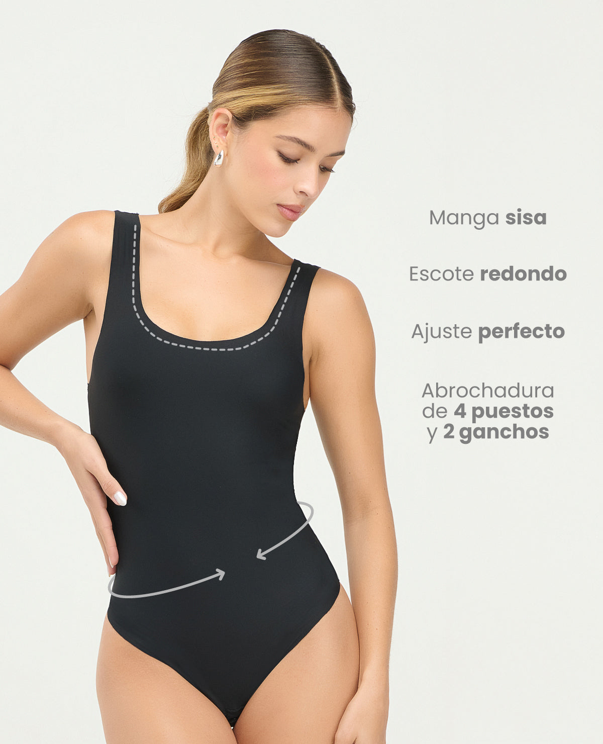BODY MANGA SISA | ESCOTE PROFUNDO