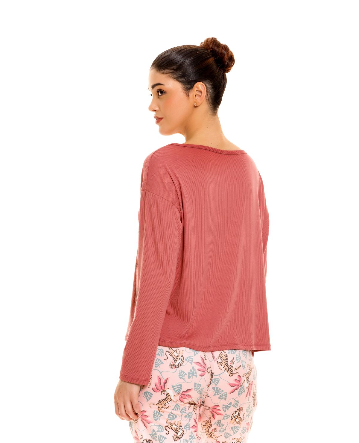 BUZO DE PIJAMA | CUELLO TIPO BANDEJA | MANGA LARGA | SILUETA LARGA _ REF: 17637