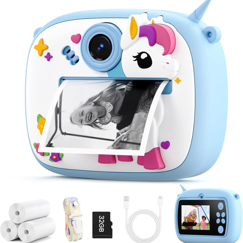 CÁMARA INSTANTÁNEA NIÑOS IMPRESIÓN TÉRMICA VIDEOS FOTOS M300