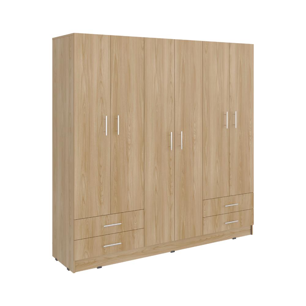 CLOSET PETUNIA, FRESNO EUROPEO Y WENGUE, CON CUATRO ORGANIZADORES