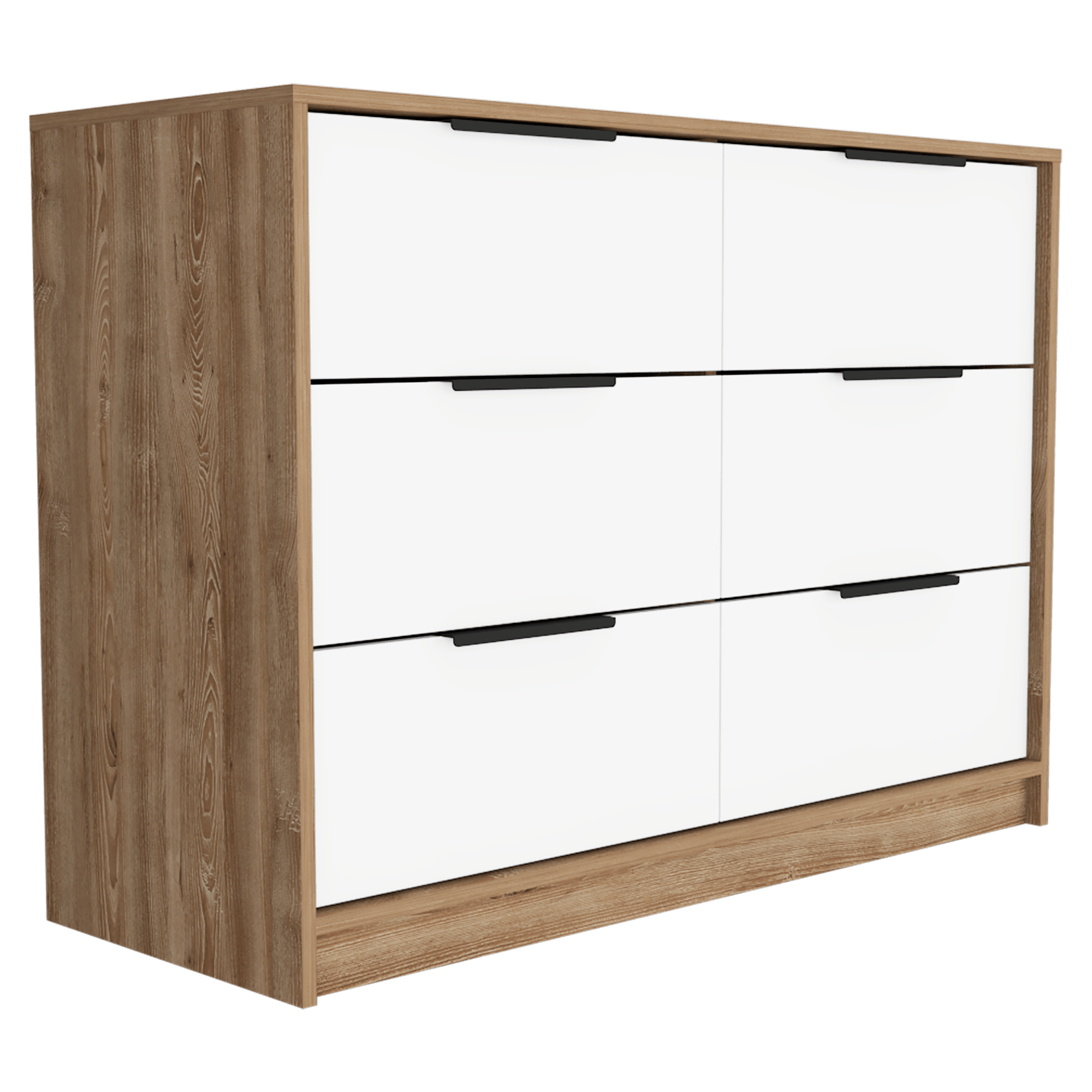 ORGANIZADOR WESLEY, MIEL Y BLANCO, CON CUATRO CAJONES ORGANIZADORES