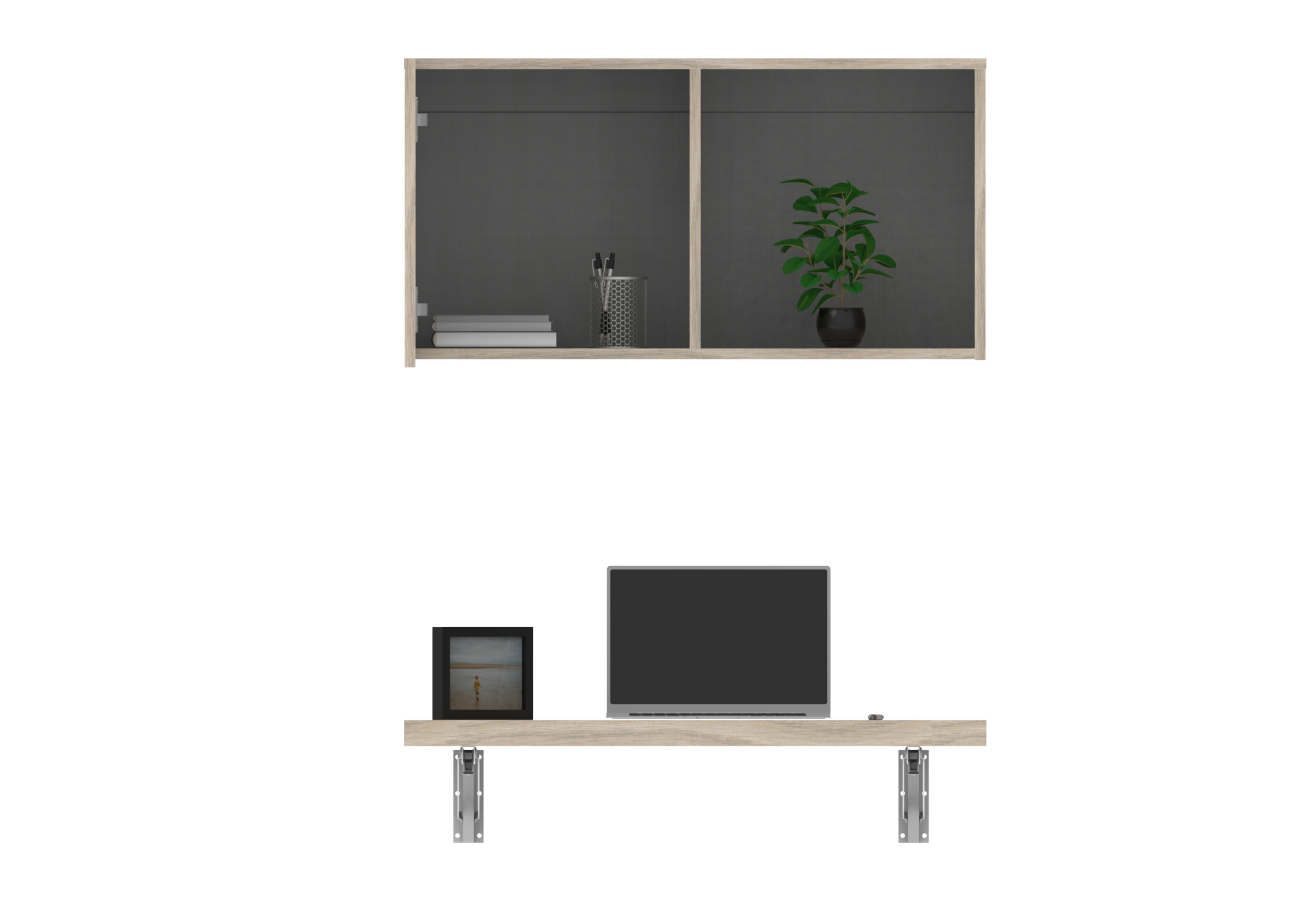 ESCRITORIO LOSO CAFE CLARO 80 X 47.5 X 48/CAFE CLARO