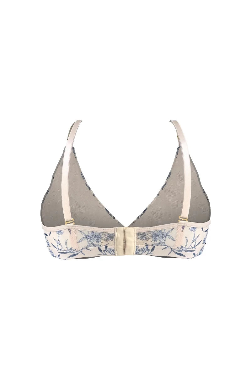 CONJUNTO BRALETTE Y BRASILERA BLONDA 4677