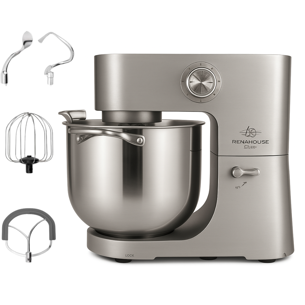 BATIDORA AMASADORA INDUSTRIAL ACERO INOXIDABLE 15 L 6 VELOCIDADES