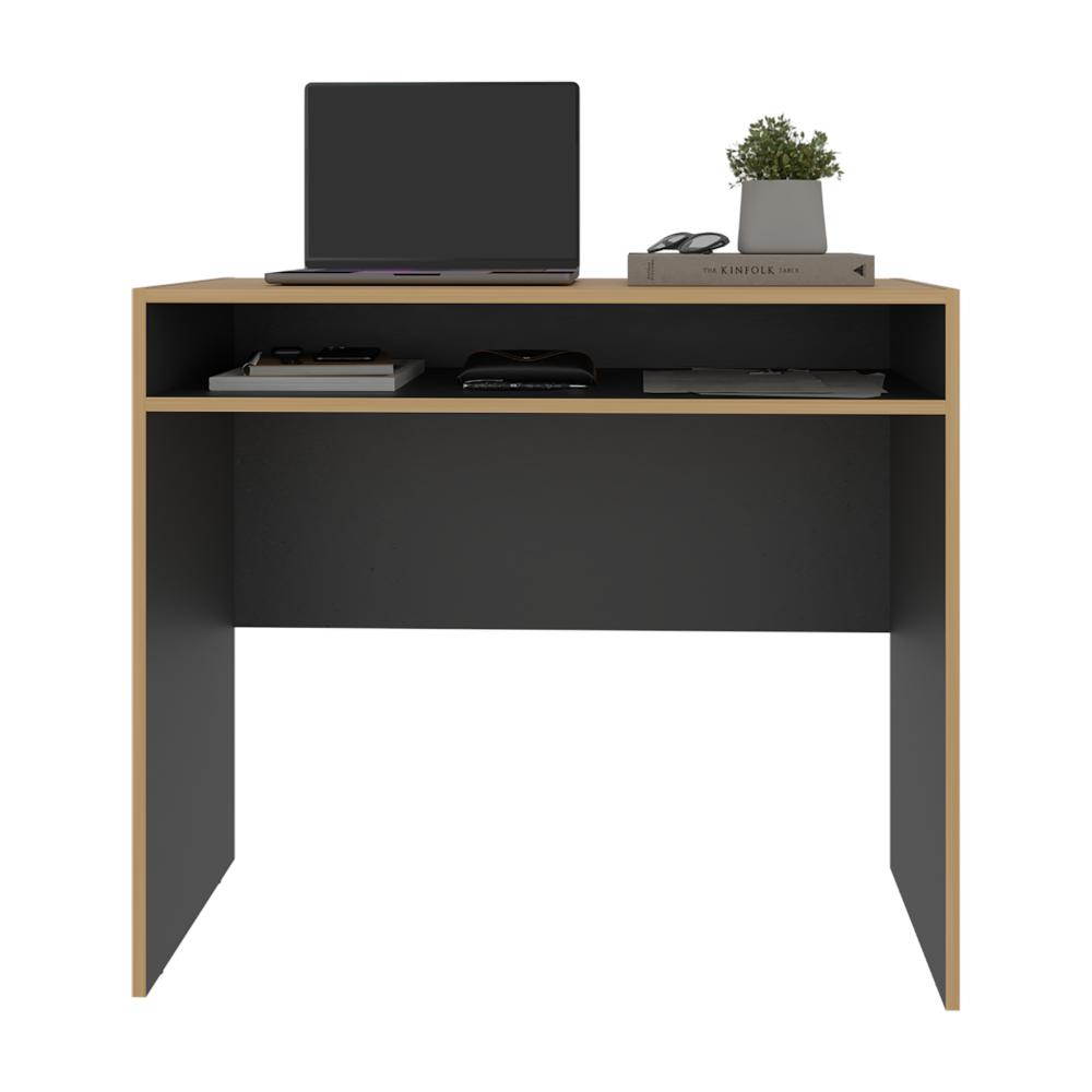 ESCRITORIO ESTELAR, FRESNO EUROPEO Y WENGUE, CUENTA CON UN ENTREPAÑO