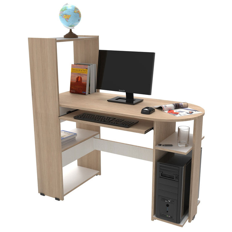 ESCRITORIO ARI CAFE 120 X 120 X 53/CAFE