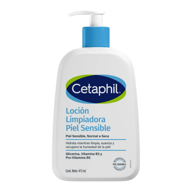 CETAPHIL LOCIÓN LIMPIADORA PIEL SENSIBLE X 473ML