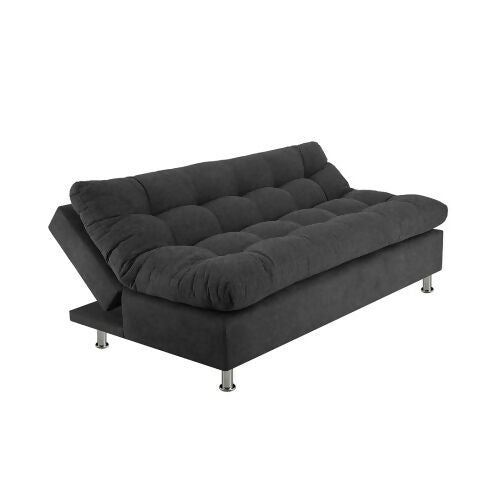 SOFÁ CAMA COMFORT TELA GRIS OSCURO