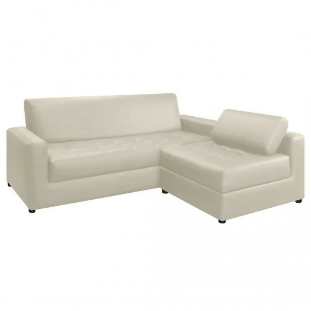 SOFÁ EN L ALONDRA CUERO SINTETICO