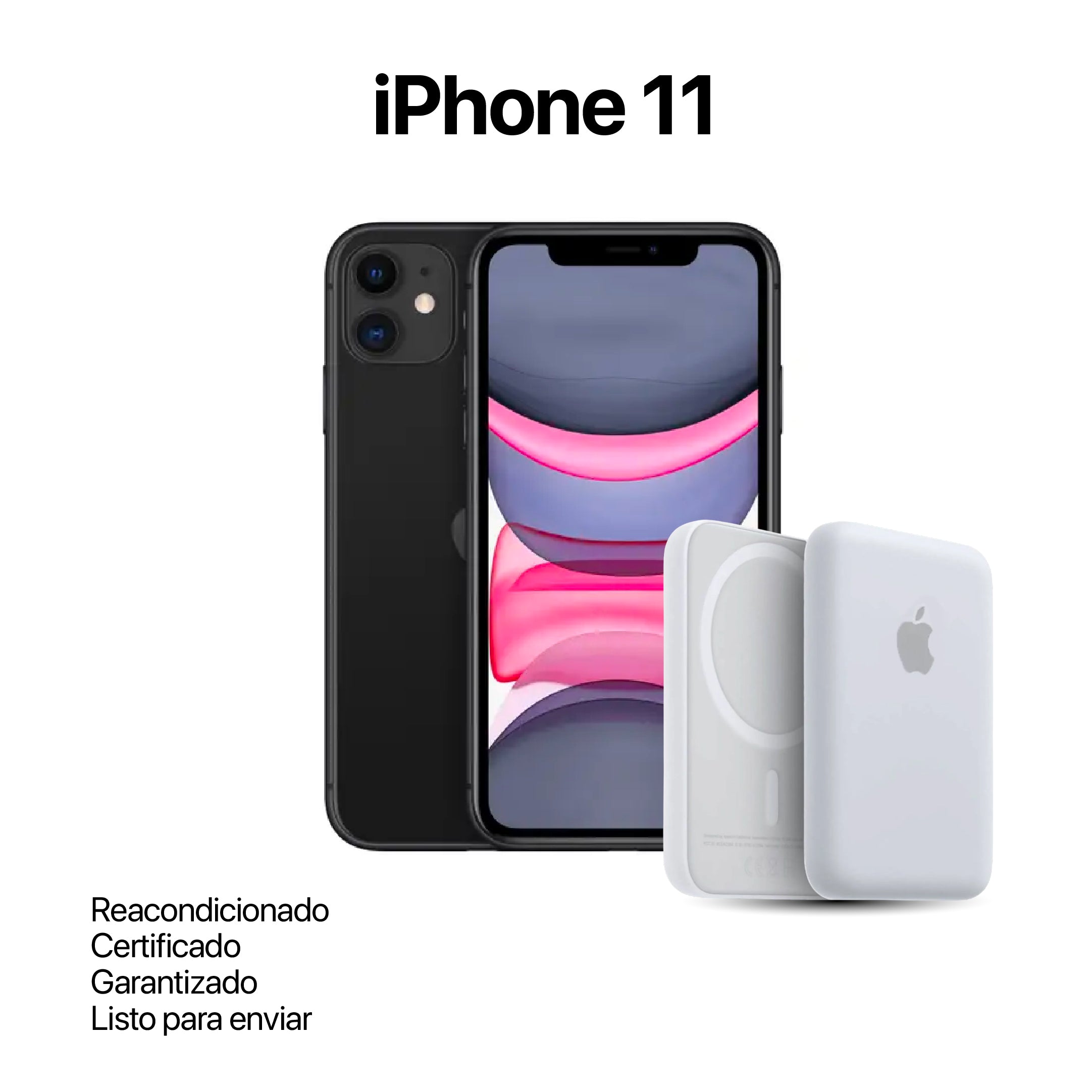 IPHONE 11 64GB REACONDICIONADO + POWER BANK