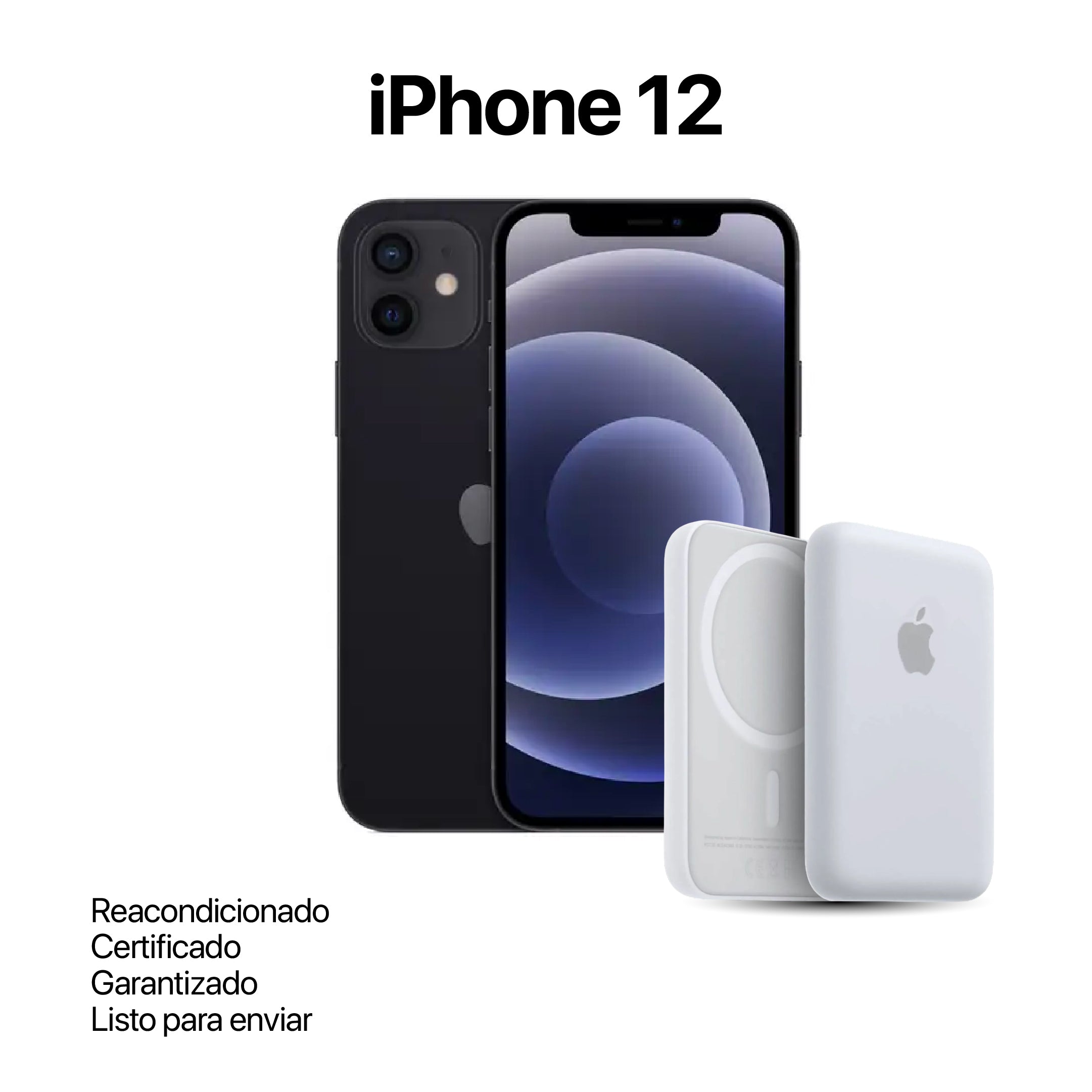 IPHONE 12 64GB REACONDICIONADO + POWER BANK