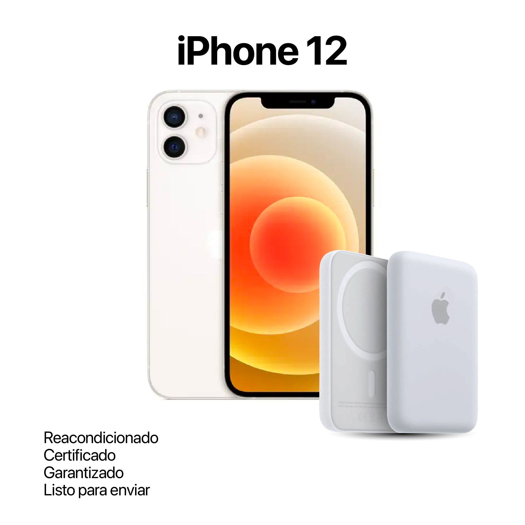 IPHONE 12 64GB REACONDICIONADO + POWER BANK