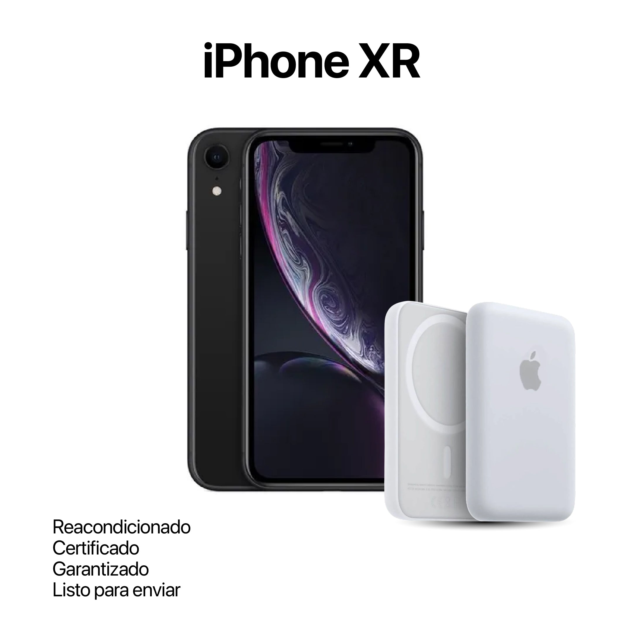 IPHONE XR 64GB REACONDICIONADO + POWER BANK