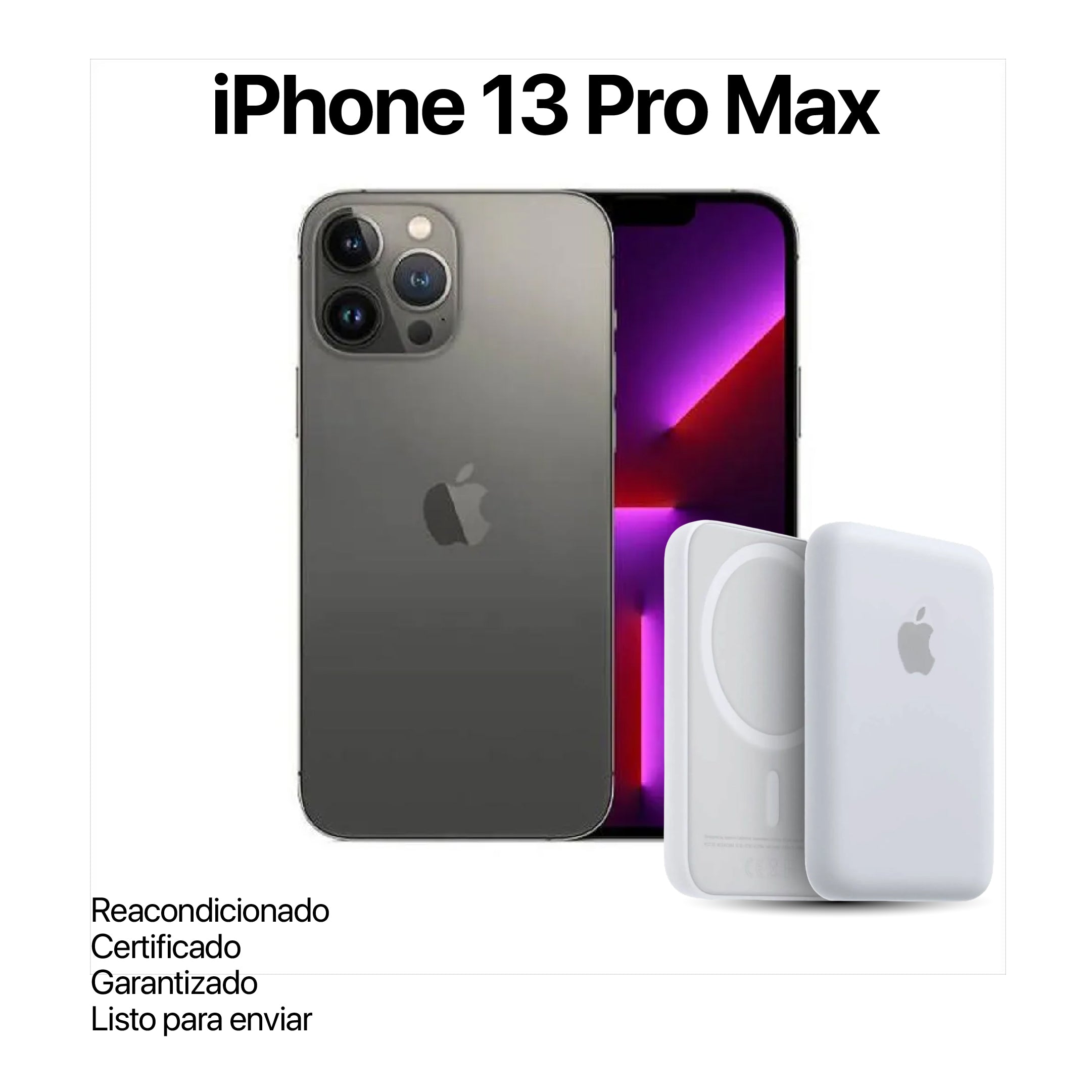 IPHONE 13 PRO MAX 128GB REACONDICIONADO + POWER BANK