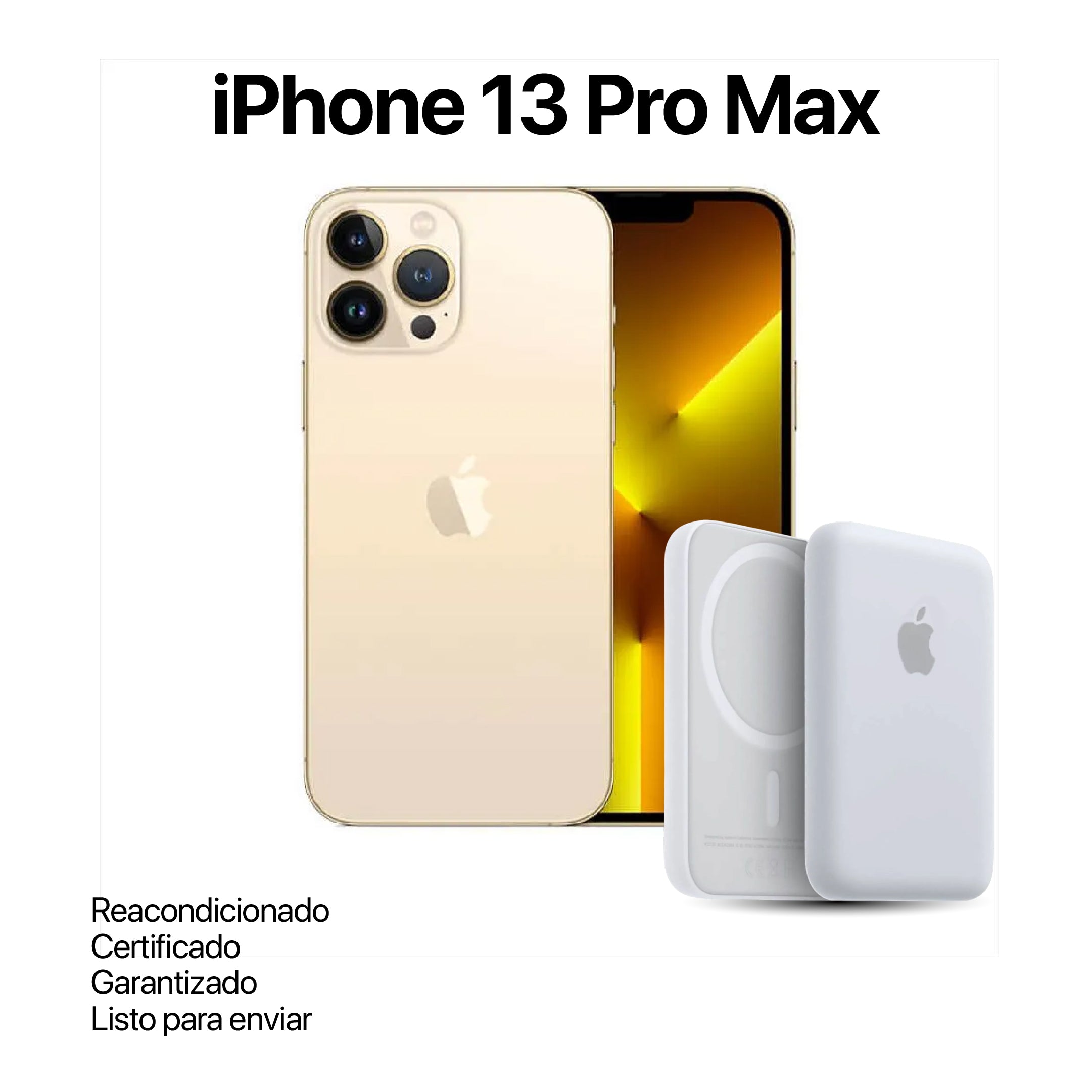 IPHONE 13 PRO MAX 128GB REACONDICIONADO + POWER BANK