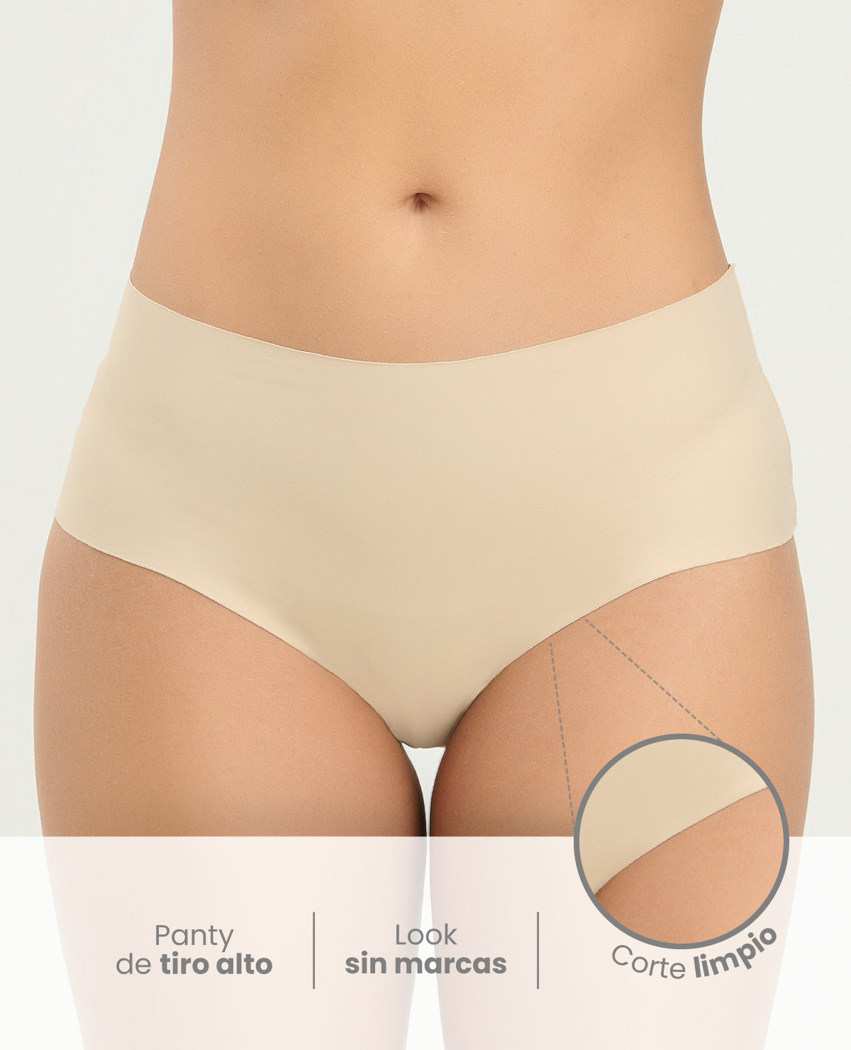 PANTY CLÁSICO | TIRO ALTO | SIN ELÁSTICOS
