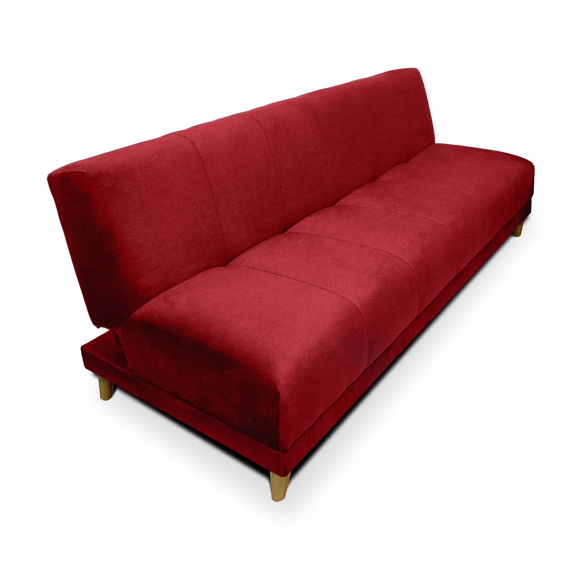 SOFACAMA SABATH 3POS 90X180X110 TELA ROJO