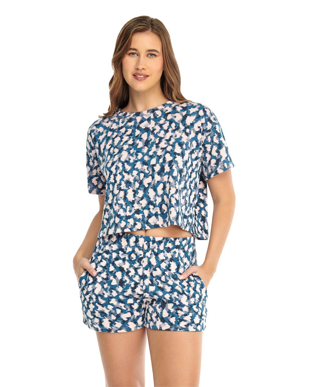 CAMISETA DE PIJAMA | CUELLO REDONDO | SILUETA AMPLIA_ REF: 18103