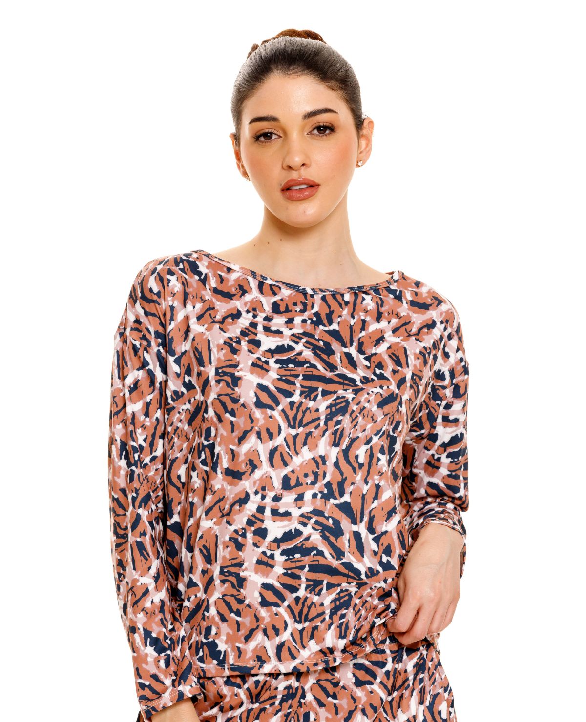 BUZO DE PIJAMA | MANGA LARGA | CUELLO REDONDO | SILUETA SUELTA_ REF: 17687