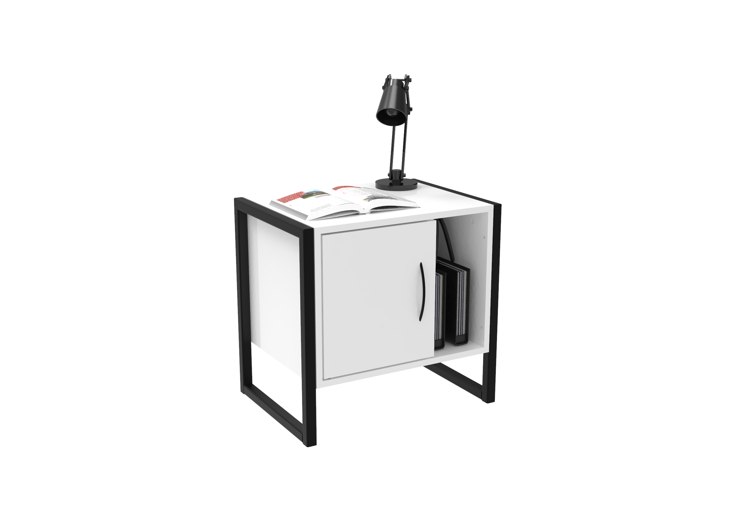 MESA DE NOCHE DANU BLANCO 52 X 50.3 X 38.3/BLANCO