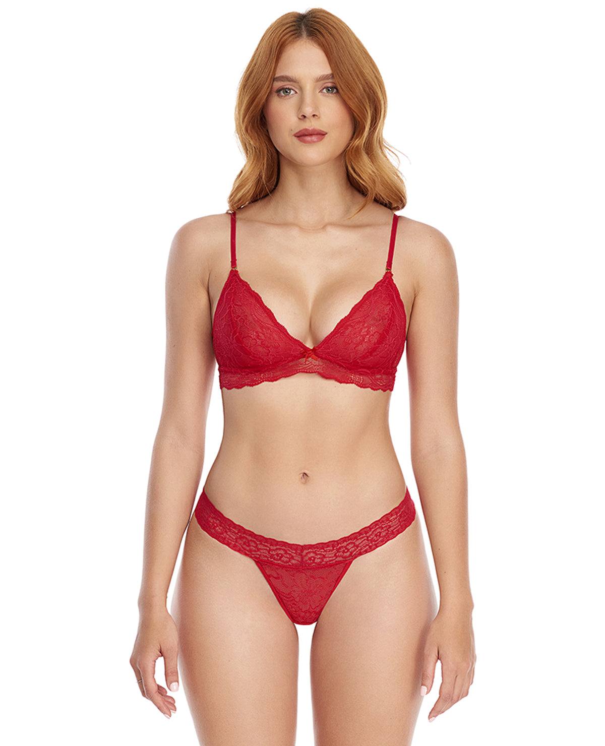 BRASILERA SEMIDESCADERADA | ELÁSTICO PLANO | EN ENCAJE_ REF: 46151