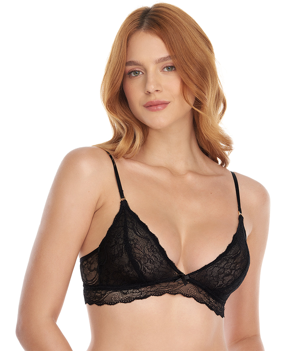 BRALETTE | TIPO TOP | SILUETA TRIANGULAR | ESCOTE DEFINIDO | EN ENCAJE_ REF: 46156